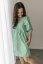 Breastfeeding "Tartana" dress - MOTHER AND DAUGHTER - green