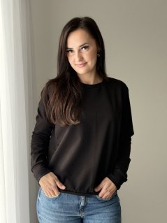 Women's nursing sweatshirt - black
