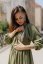 "Boho Breeze" dress - army green - Size: M/L