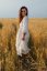 Poplin wrap dress - Ekru flowers