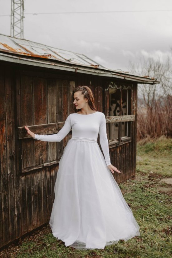 Maternity wedding dress – Tamie