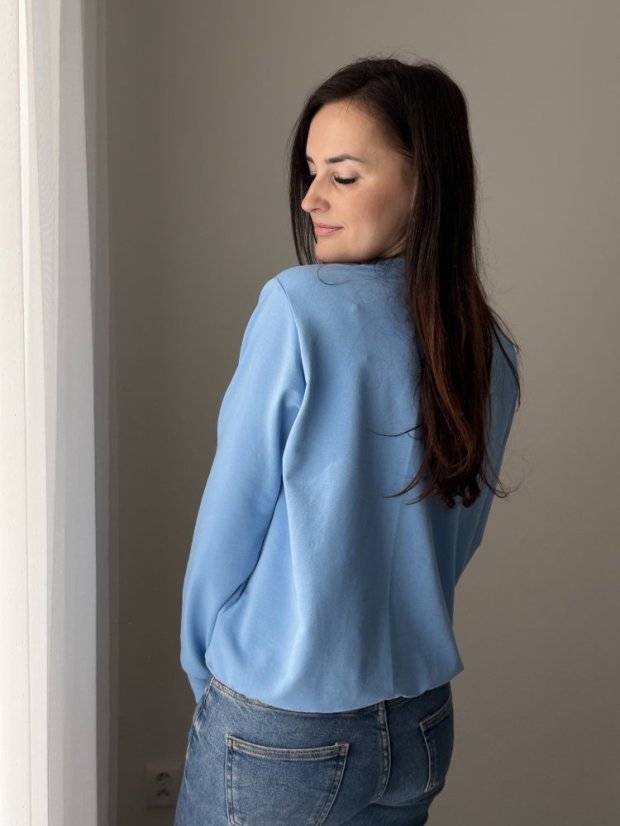 Women's nursing sweatshirt - light blue - Size: XS/S