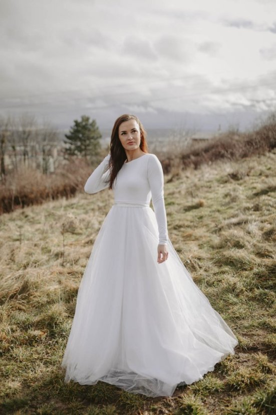 Maternity wedding dress – Tamie