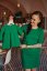 Straight MATCHY nursing dress - green