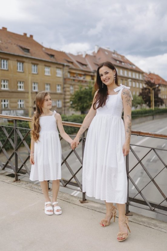 "Aurela romantic" dress MUM AND DAUGHTER - different colors and materials - Size: XXS
