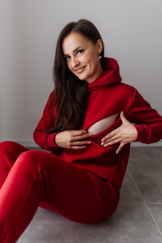 Warm nursing hoodie – different colors - Size: XL/2XL