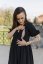 "Boho Breeze" dress - black - Size: M/L