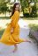 "Boho Breeze" dress - Mustard - Size: 3XL/4XL