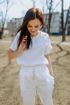 Lněná halenka - různé barvy