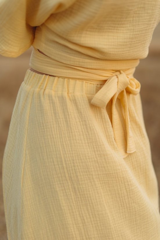 Elia Wrap Muslin Set comfy - banana yellow - Size: UNI 1 (XS - M)