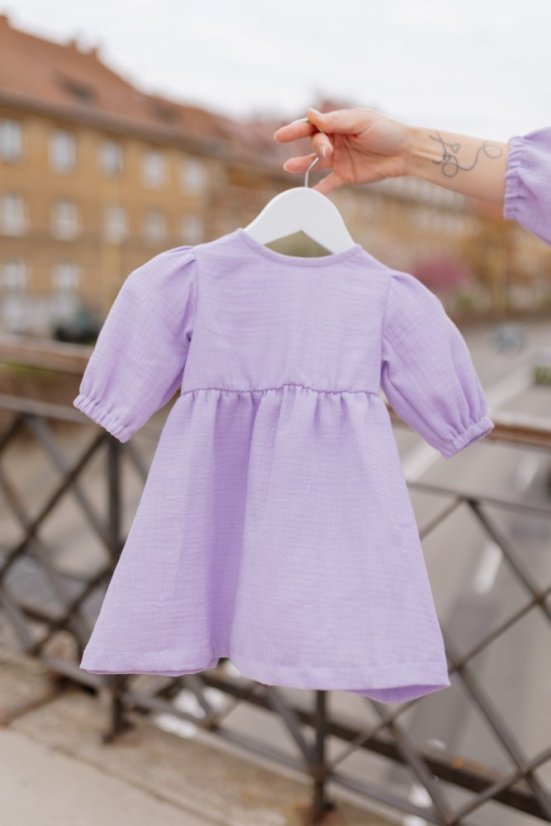"Boho Breeze" dress MUM AND DAUGHTER - lila