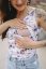 Tank breastfeeding top – lila flowers - Size: M
