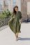 "Boho Breeze" dress - army green - Size: XS/S