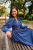 “Boho Cotton” Dress – royal blue