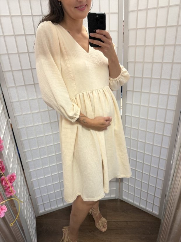 "Boho Breeze" dress -peach - Size: XL/2XL