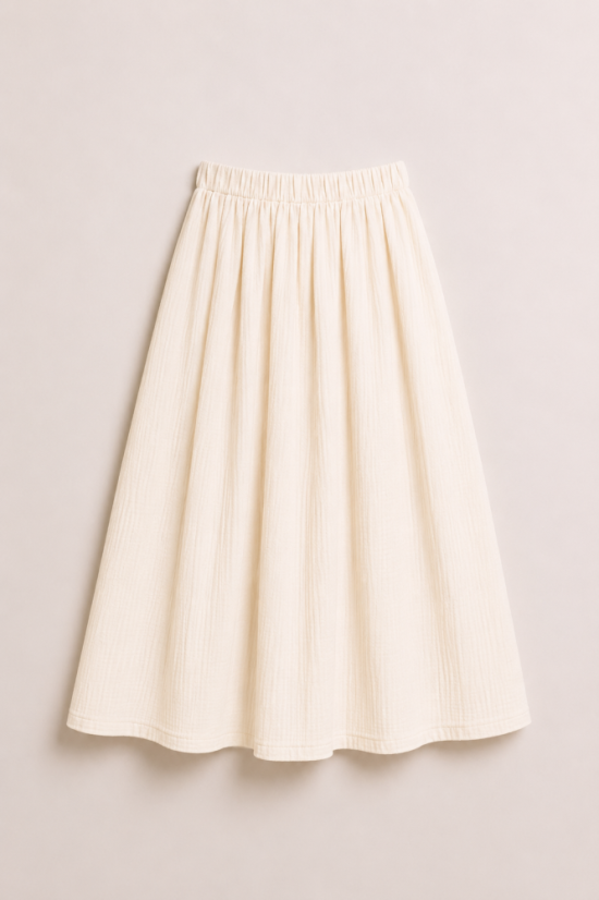 Elia Muslin Skirt - delicate apricot - Size: UNI 1 (XS - M)