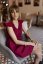 Knitted dress "Valencia" - MOM and DAUGHTER - burgundy - Size: XS/S