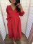 Breastfeeding "Boho Breeze" dress -Red