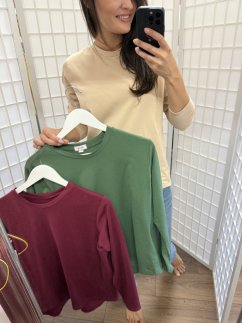 Nursing t-shirt with zippers - different colors