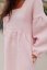 Waffle dress with PUFF sleeves - various colors