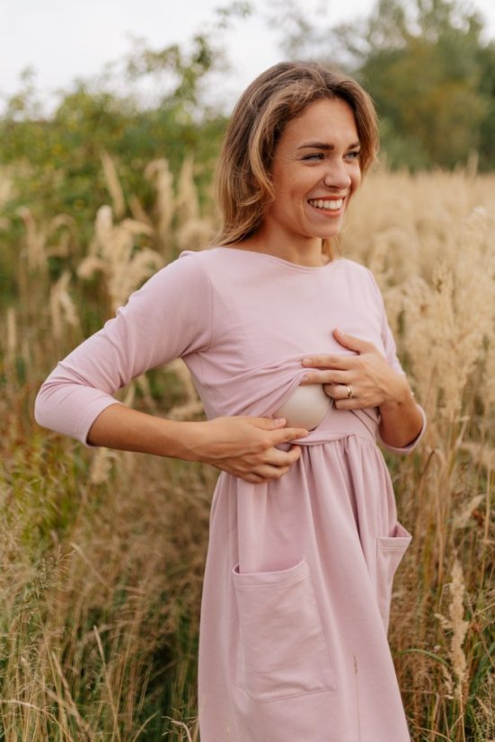 Teplákové MIDI šaty – Různé barvy - Velikost: 2XL