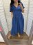 "Boho Breeze" dress - Royal blue