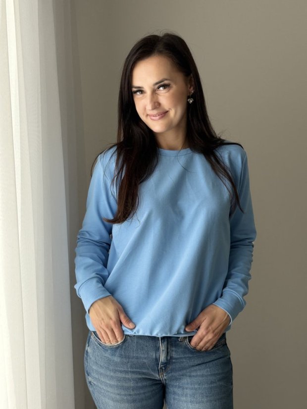 Women's nursing sweatshirt - light blue - Size: XS/S