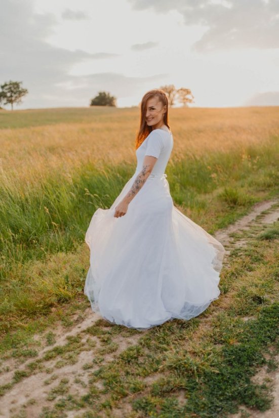 Maternity wedding dress – Tamie