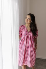 "Tartana" dress - pink