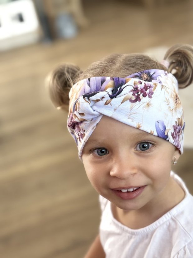 Twisted headband - different colors, patterns and materials - Size: XS