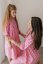 Nursing dress "Tartana" - MOTHER AND DAUGHTER - pink