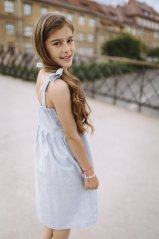 Girls "Aurela" Dress - strips