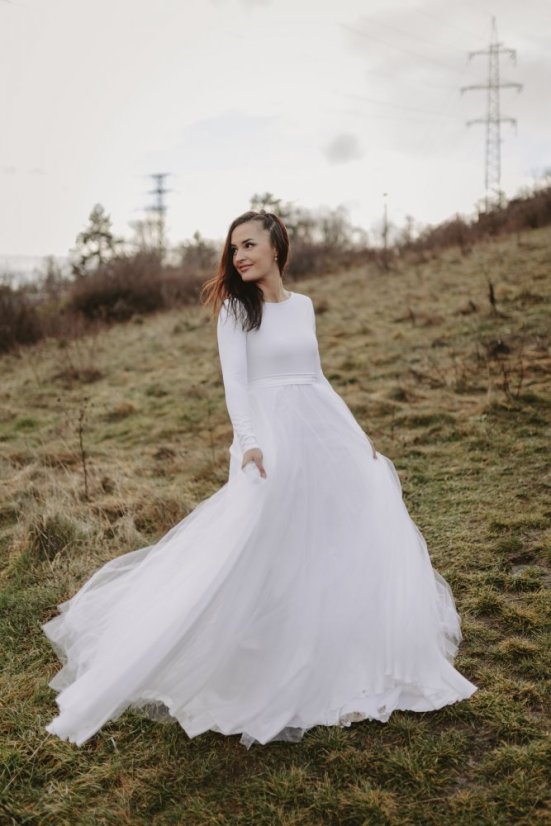 Maternity wedding dress – Tamie