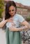 Dress "Bohemia" Muslin - mint leaves