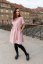 "Luna" Basic Dress - Old pink - Size: XL/2XL