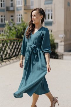 Šaty "Boho Breeze" - petrolej