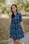 MATCHY A-line cut dress - hummingbird