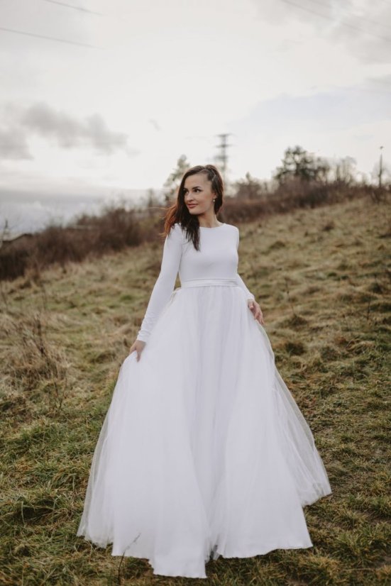 Maternity wedding dress – Tamie