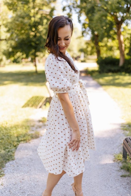 "Boho Breeze" dress MUM AND DAUGHTER - hearts