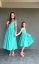 "Aurela romantic" dress MUM AND DAUGHTER - turquoise - Size: XXS