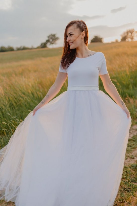 Maternity wedding dress – Tamie
