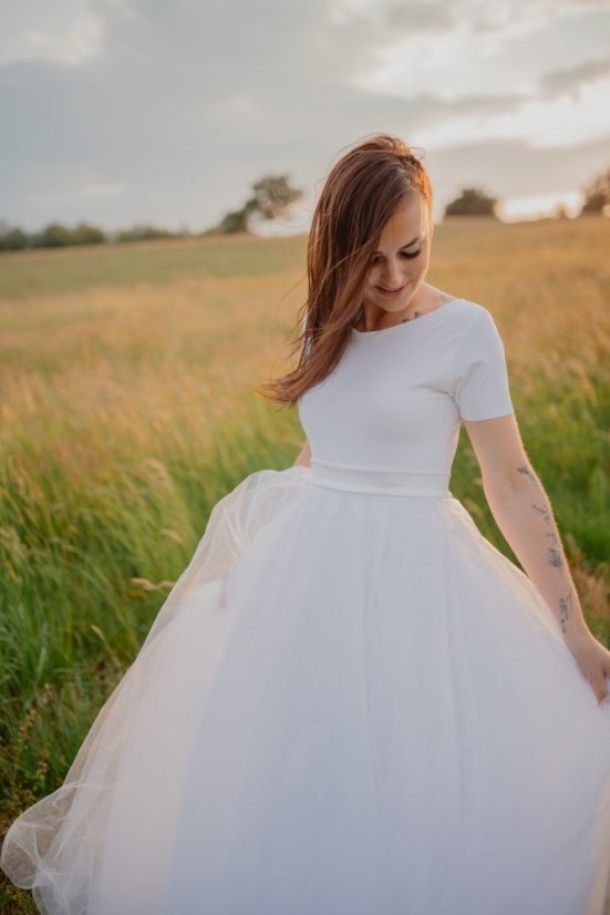Maternity wedding dress – Tamie