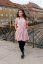 "Luna" Basic Dress - Old pink - Size: XL/2XL
