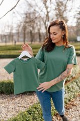 MATCHY Oversized T-shirt - Dark mint