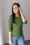 Cotton t-shirt - army green - Size: L