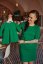 Dívčí teplákové šaty basic - zelené - Velikost dětské oblečení: 92-98