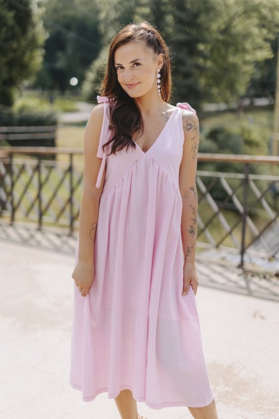 Linen "Aura" dress - different colors - Size: XS/S