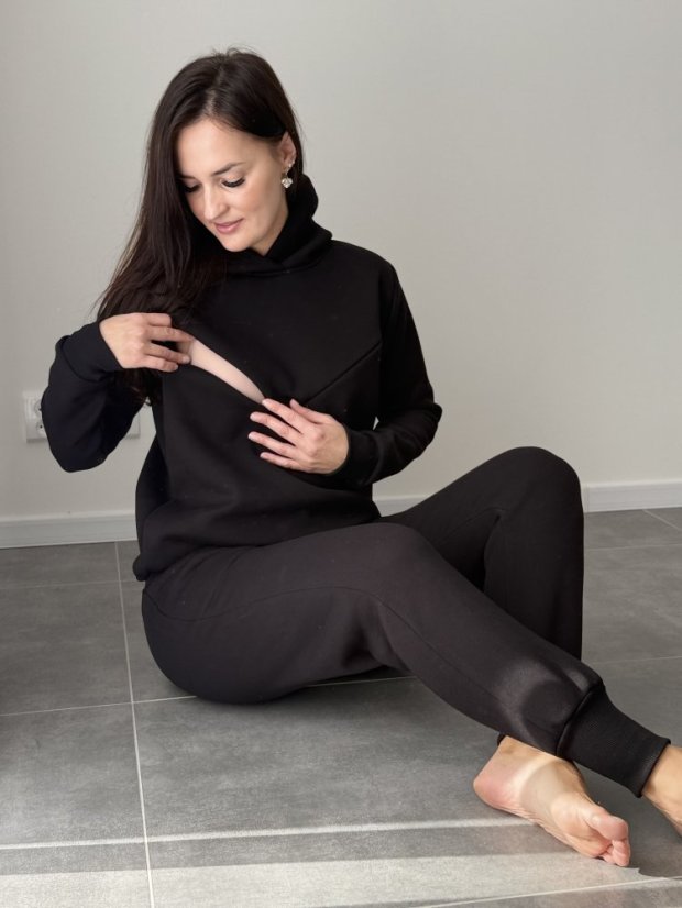 Kojicí mikina s kapucí – různé barvy - Velikost: XL/2XL