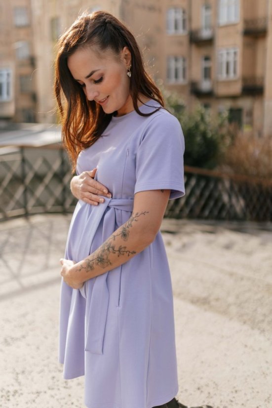 "Luna" Basic Dress - LILA - Size: 3XL/4XL