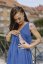 Aura dress MUM AND DAUGHTER - Royal blue